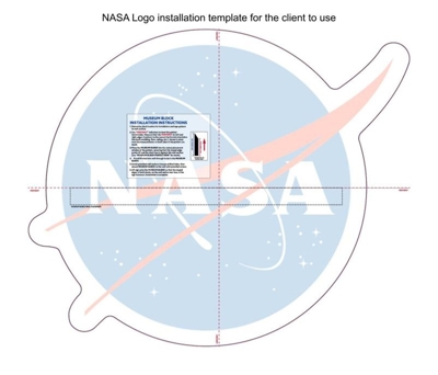 Custom Logo Fabrication - NASA Project Photo
